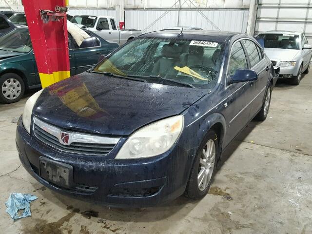 1G8ZS57N37F182861 - 2007 SATURN AURA XE BLUE photo 2