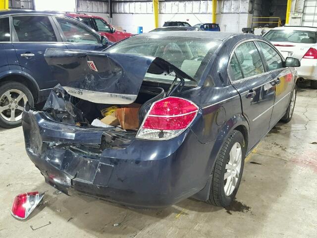 1G8ZS57N37F182861 - 2007 SATURN AURA XE BLUE photo 4