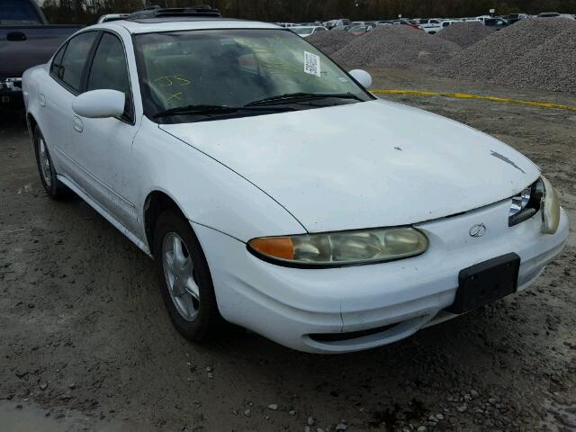 1G3NL52E8YC348626 - 2000 OLDSMOBILE ALERO GL WHITE photo 1