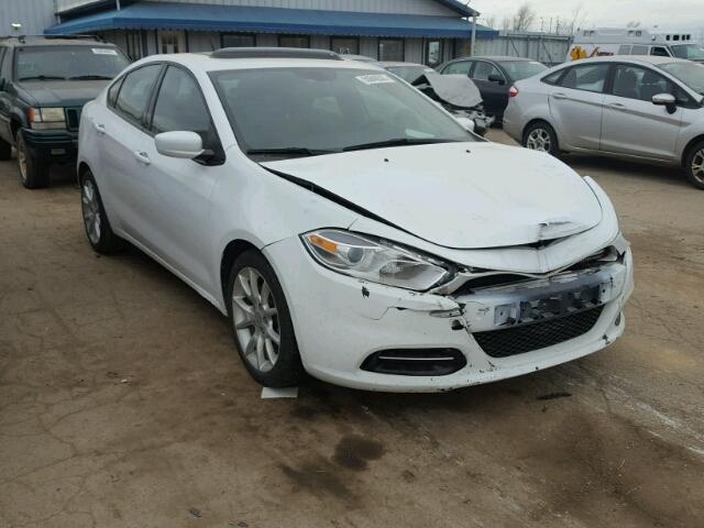 1C3CDFBA2DD150866 - 2013 DODGE DART SXT WHITE photo 1