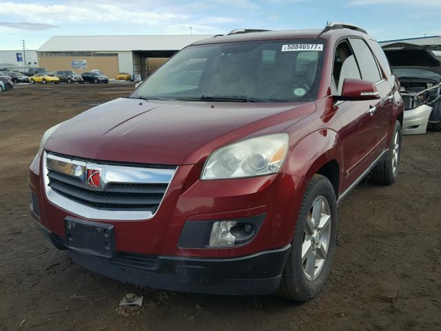 5GZEV33737J113686 - 2007 SATURN OUTLOOK SP წითელი ფოტო 2