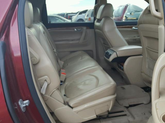 5GZEV33737J113686 - 2007 SATURN OUTLOOK SP წითელი ფოტო 6