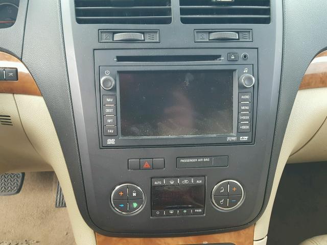 5GZEV33737J113686 - 2007 SATURN OUTLOOK SP წითელი ფოტო 9