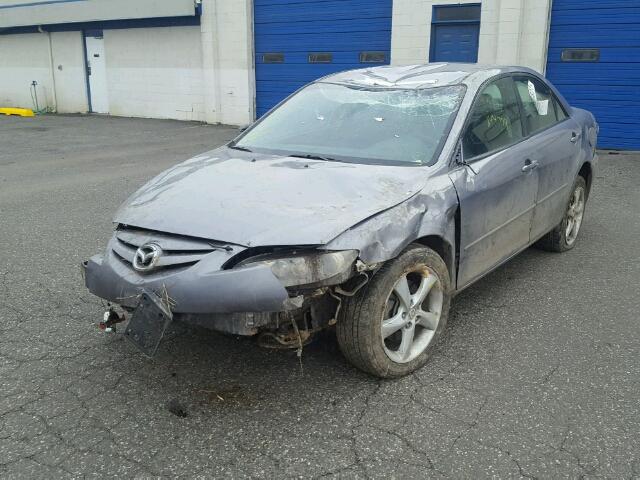 1YVHP80C185M48229 - 2008 MAZDA 6 I GRAY photo 2