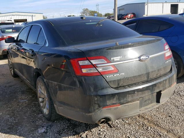 1FAHP2F82DG225501 - 2013 FORD TAURUS LIM BLACK photo 3