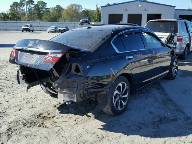 1HGCR2F71GA102383 - 2016 HONDA ACCORD EX BLACK photo 4