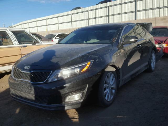 5XXGN4A75FG379359 - 2015 KIA OPTIMA EX BLACK photo 2