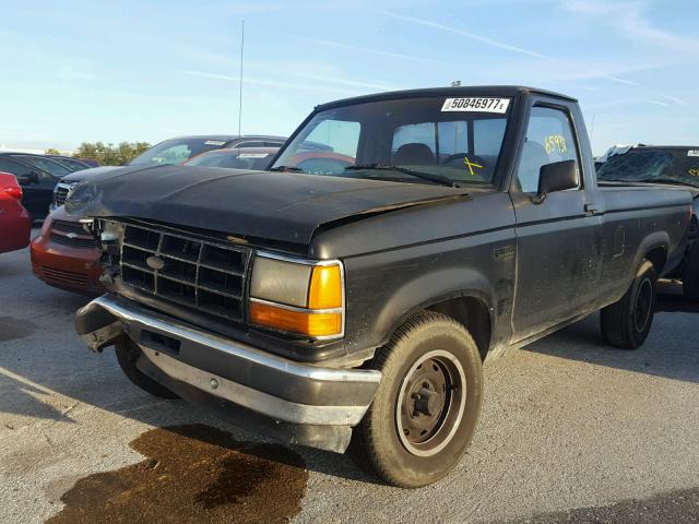 1FTCR10A0MUB16542 - 1991 FORD RANGER GRAY photo 2