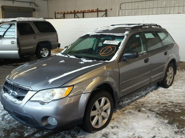 4S4BP61C286363775 - 2008 SUBARU OUTBACK 2. SILVER photo 2