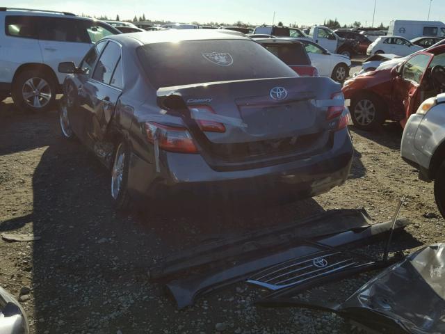 4T1BE46K58U199508 - 2008 TOYOTA CAMRY CE GRAY photo 3