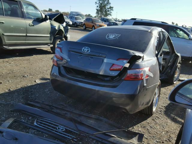 4T1BE46K58U199508 - 2008 TOYOTA CAMRY CE GRAY photo 4