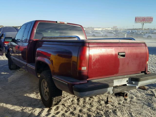 2GTEC19K7S1543134 - 1995 GMC SIERRA C15 MAROON photo 3