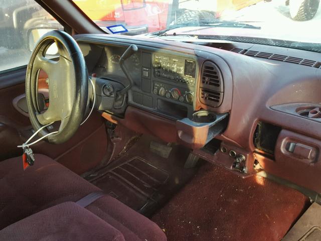 2GTEC19K7S1543134 - 1995 GMC SIERRA C15 MAROON photo 9