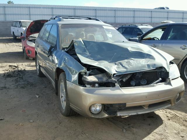 4S3BH675147624005 - 2004 SUBARU LEGACY OUT GREEN photo 1