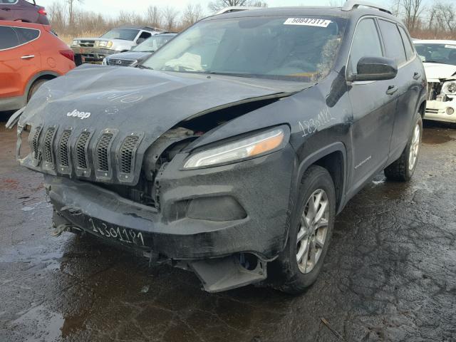 1C4PJLDS1FW516205 - 2015 JEEP CHEROKEE L BLACK photo 2