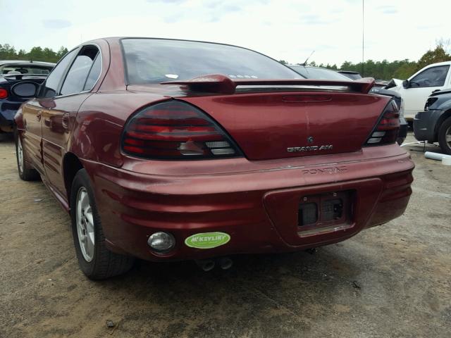 1G2NF52E82M507755 - 2002 PONTIAC GRAND AM S RED photo 3