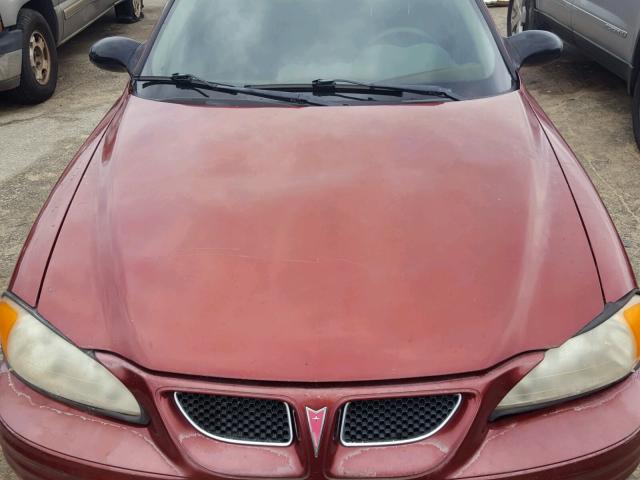 1G2NF52E82M507755 - 2002 PONTIAC GRAND AM S RED photo 7