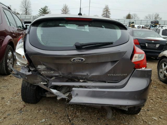 1FADP3N21DL335822 - 2013 FORD FOCUS TITA GRAY photo 9