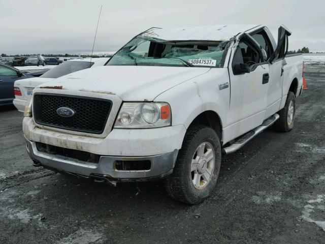 1FTPW14564KD15050 - 2004 FORD F150 SUPER WHITE photo 2