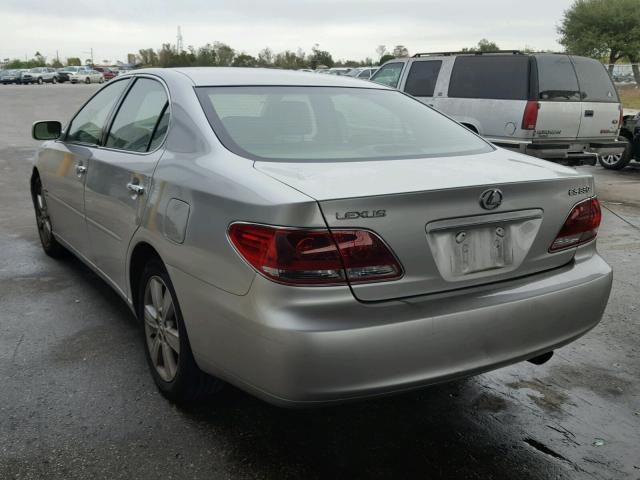 JTHBA30G655088310 - 2005 LEXUS ES 330 SILVER photo 3