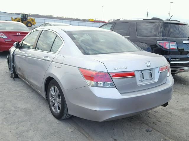 1HGCP2F4XCA001350 - 2012 HONDA ACCORD LXP SILVER photo 3