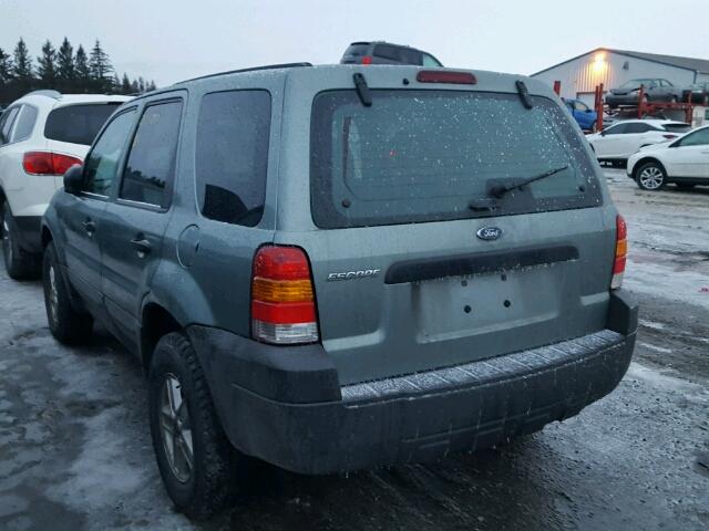 1FMYU92Z95KA44934 - 2005 FORD ESCAPE XLS BLUE photo 3