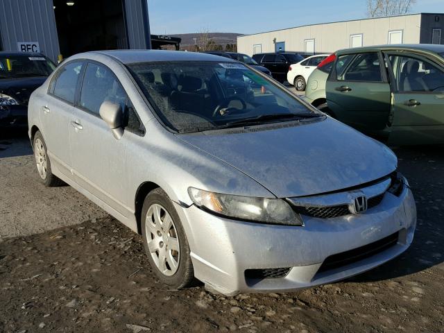 2HGFA16509H519222 - 2009 HONDA CIVIC LX SILVER photo 1