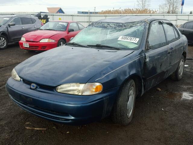 1Y1SK528X2Z408485 - 2002 CHEVROLET GEO PRIZM 绿色 照片 2