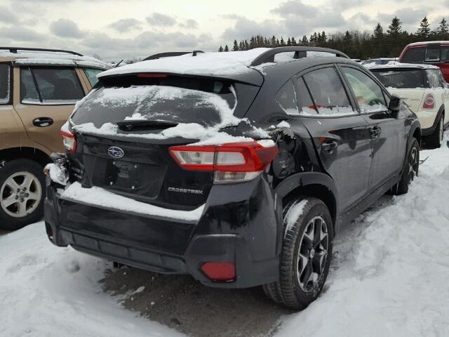 JF2GTABC6JH216474 - 2018 SUBARU CROSSTREK BLACK photo 4