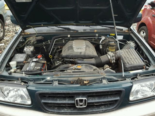 4S6DM58W014403002 - 2001 HONDA PASSPORT E GREEN photo 7