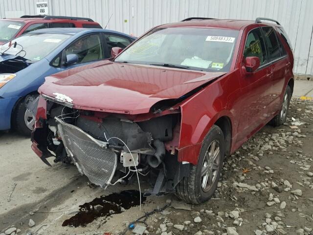 1GYEE637940142303 - 2004 CADILLAC SRX RED photo 2