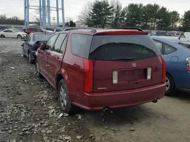 1GYEE637940142303 - 2004 CADILLAC SRX RED photo 3