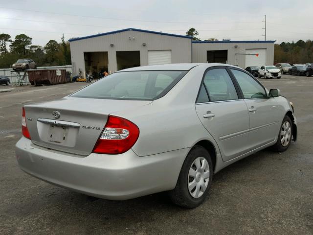 4T1BE32K44U850461 - 2004 TOYOTA CAMRY LE SILVER photo 4