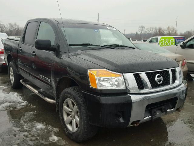 1N6AA07C68N324454 - 2008 NISSAN TITAN XE BLACK photo 1