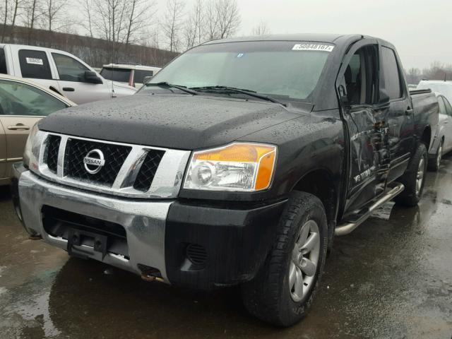 1N6AA07C68N324454 - 2008 NISSAN TITAN XE BLACK photo 2