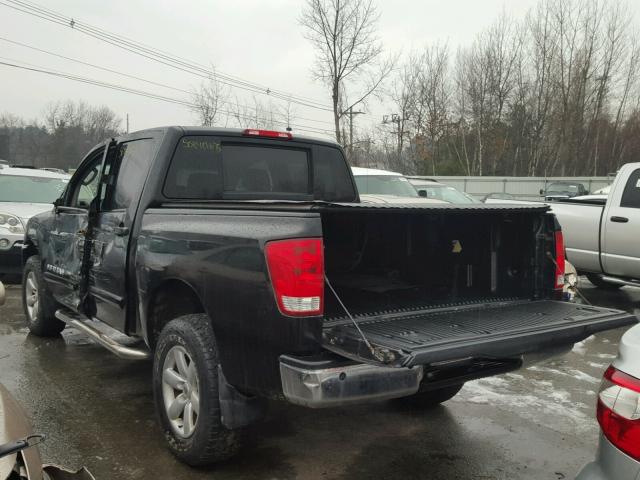 1N6AA07C68N324454 - 2008 NISSAN TITAN XE BLACK photo 3