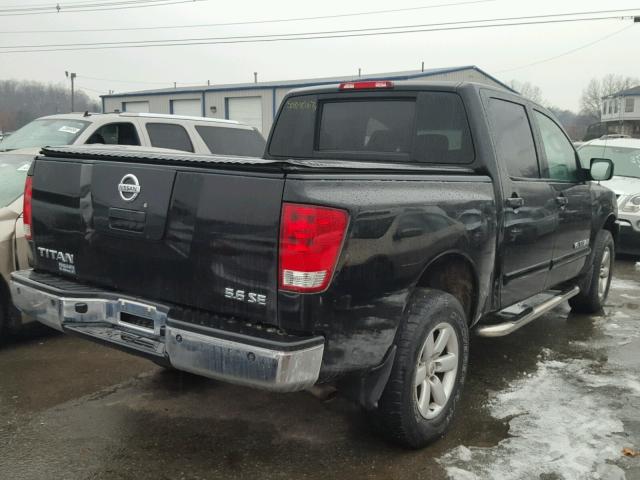 1N6AA07C68N324454 - 2008 NISSAN TITAN XE BLACK photo 4