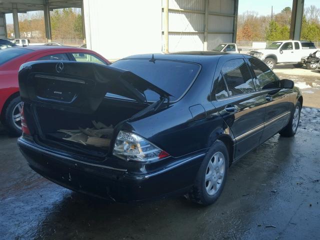 WDBNG70J5YA058113 - 2000 MERCEDES-BENZ S 430 BLACK photo 4