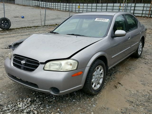 JN1CA31D9YT761457 - 2000 NISSAN MAXIMA GLE GRAY photo 2