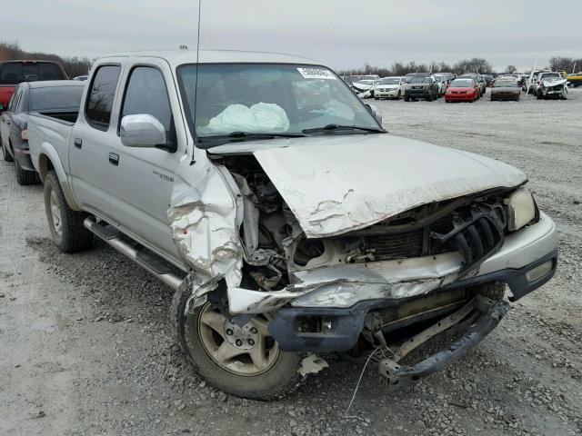 5TEHN72N22Z060290 - 2002 TOYOTA TACOMA DOU SILVER photo 1