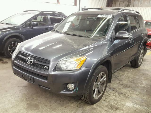 JTMRK4DV2A5088150 - 2010 TOYOTA RAV4 SPORT GRAY photo 2