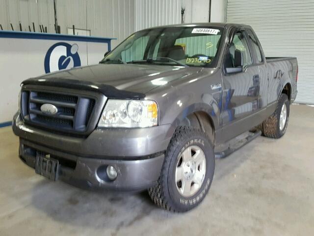 1FTRF12246KB27650 - 2006 FORD F150 GRAY photo 2