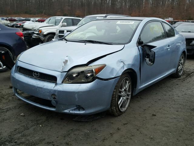 JTKDE167260084580 - 2006 TOYOTA SCION TC BLUE photo 2