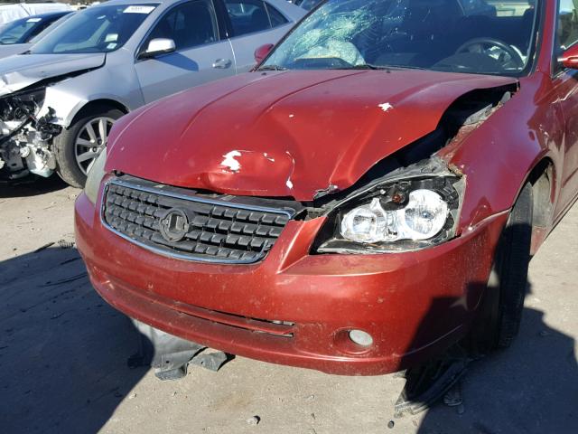 1N4AL11D95C187642 - 2005 NISSAN ALTIMA S BURGUNDY photo 9