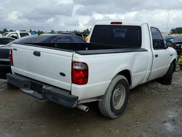 1FTYR10D55PA72747 - 2005 FORD RANGER WHITE photo 4