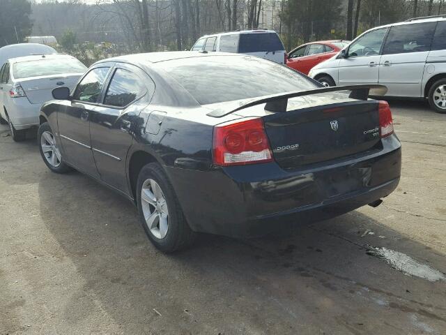 2B3CA3CV7AH228160 - 2010 DODGE CHARGER SX BLACK photo 3