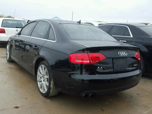 WAUEFAFL2BN055290 - 2011 AUDI A4 PREMIUM BLACK photo 3