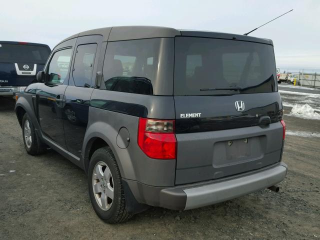 5J6YH18684L007545 - 2004 HONDA ELEMENT EX BLACK photo 3