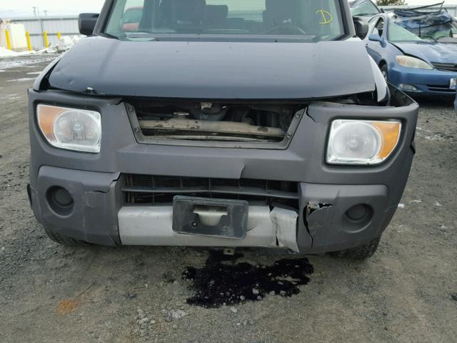 5J6YH18684L007545 - 2004 HONDA ELEMENT EX BLACK photo 9