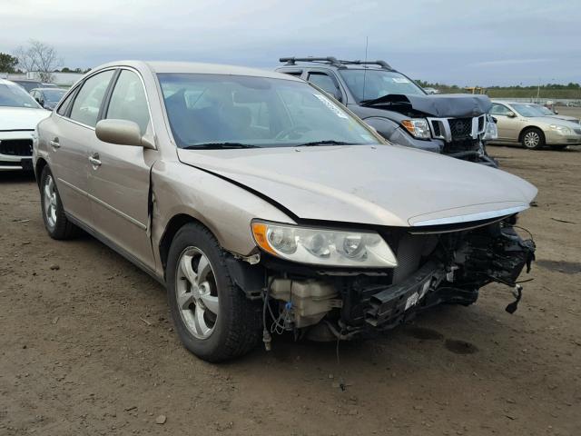 KMHFC46F16A074885 - 2006 HYUNDAI AZERA SE BEIGE photo 1